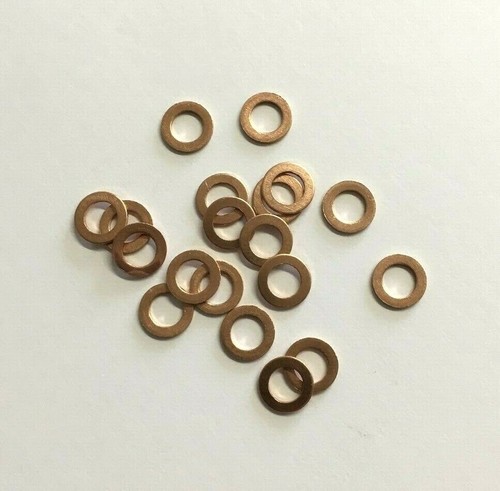 Copper sealing washers 7mm - washers,