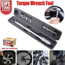 1/2" Drive Torque Wrench Low Range 28-210Nm Ratchet Bikes Hand Spanner Tool