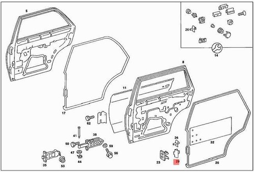 Genuine clip x20 mercedes - clip,