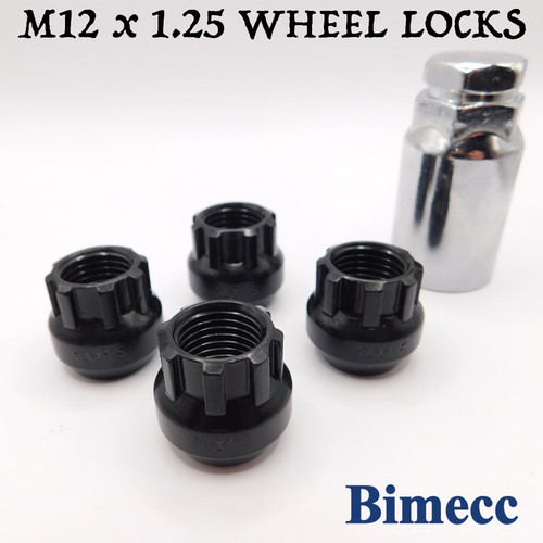 Locking wheel nuts m12x1 - locking,