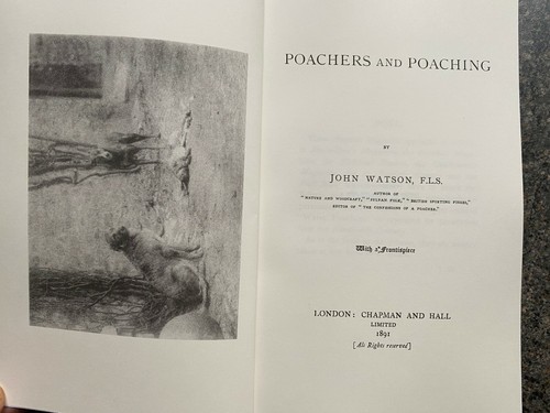 Poachers poaching watson traps - poaching,