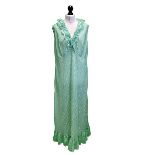 Vintage maxi night dress 50s - vintage,