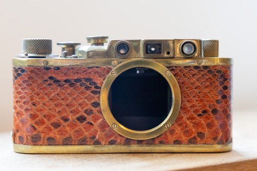 Leica brass snake - brass, &