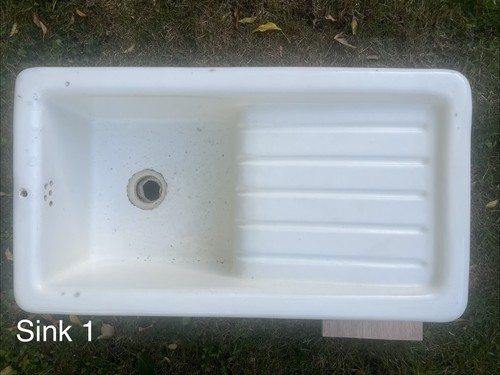 White ceramic belfast butler - white,