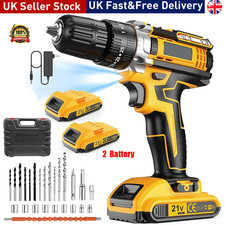 2 Battery 21V Cordless Drill