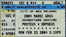 Mardi Gras Grandstand Seating