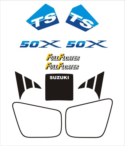 Suzuki ts50x 1987 decal - decal, kit