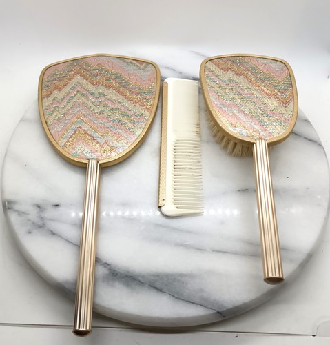 Vintage vanity brush - brush, &