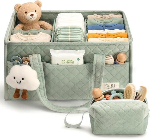 Baby diaper caddy organizer - diaper,