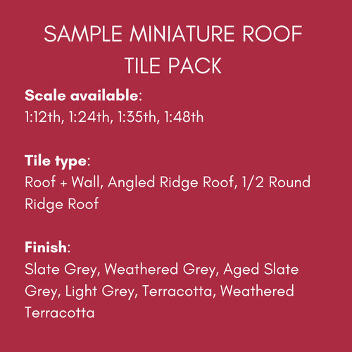 Sample pack miniature model - miniature,
