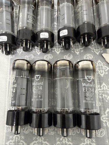 Mullard el34 6ca7 xf3 black - mullard,