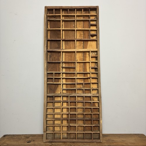 Vintage wooden printers tray - vintage,