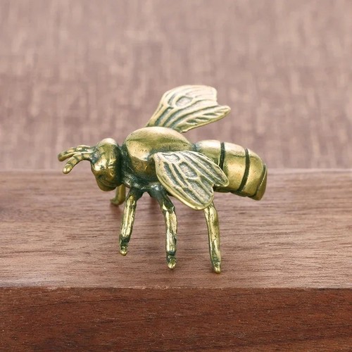 Solid brass bee - solid, figurine