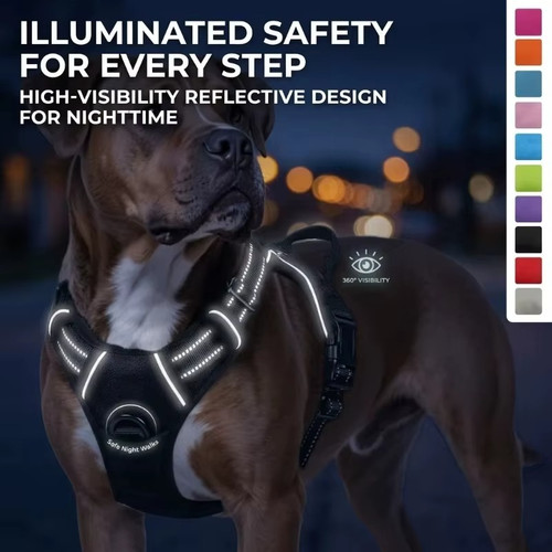 Adjustable dog harness - adjustable, vest