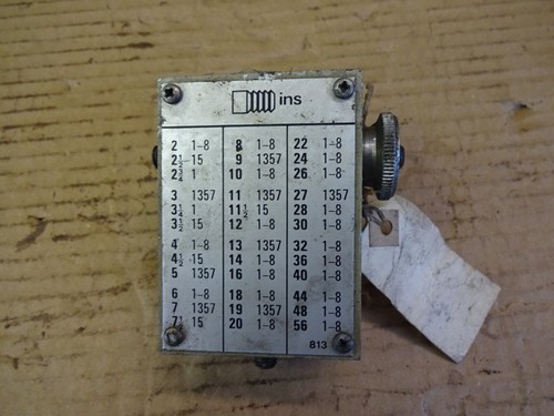 Harrison m300 thread - harrison, dial