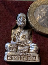 Vintage Thai Buddhist Amulet Miniature Statue 