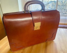Vtg GLADSTONE BAG - LEATHER