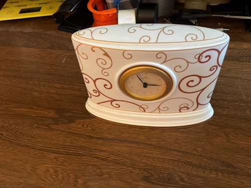 Wedgewood mantle clock china - clock,