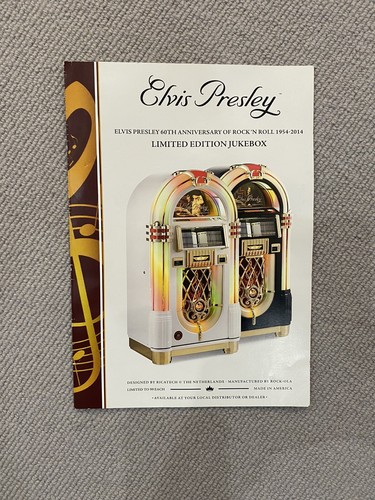 Rock ola elvis jukebox flyer - rock,