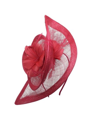 Large flower feather hair - large,