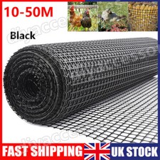 10-50M Black PVC Plastic