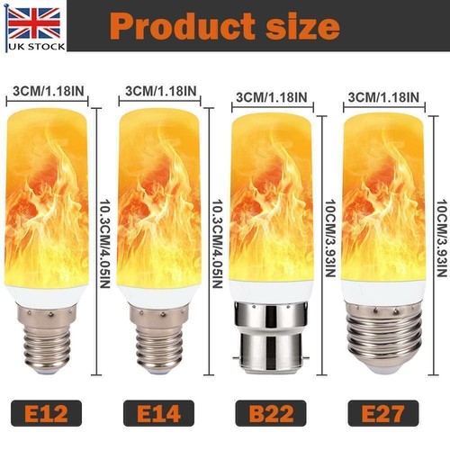 E12 e14 e27 b22 - led, flicker