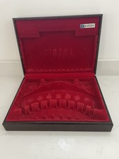  Vintage ONEIDA balmoral Empty Wooden Cutlery Canteen Case 6 Place Setting