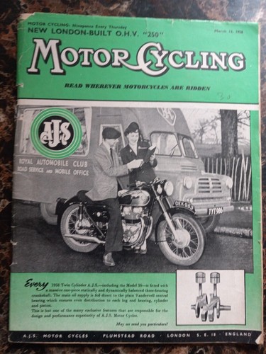 Motor cycling mar 1958 - mar,
