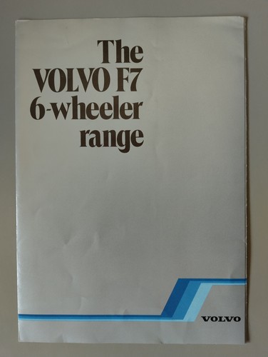 Volvo wheeler range - 6-wheeler,