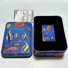 Zippo Tropical fish angel fish unused made in 1996 Lighter