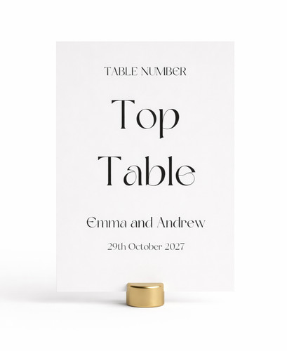 Personalised wedding table - personalised,