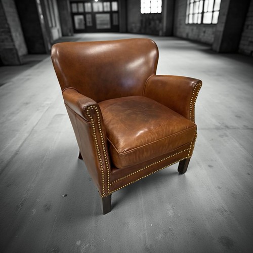 Gentleman leather armchair - gentleman's,