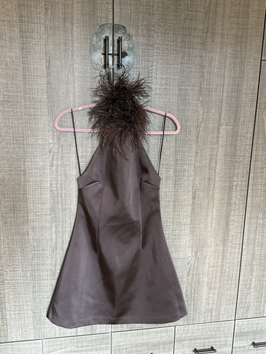 Zara feather halter - feather, in