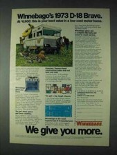 1972 Winnebago D-18 Brave Motor Home Ad!