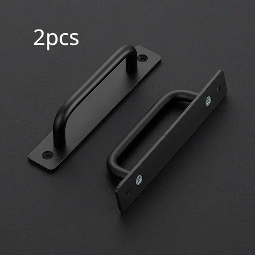 2pcs black door pull - pull, handles