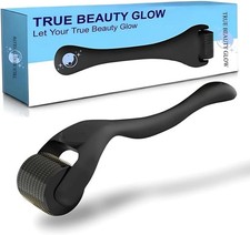 DERMA ROLLER 0.50mm For BEARD Hairs Growth Facial Skin 540 TITANIUM MICRONEEDLE