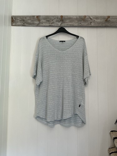 Oska linen mix tunic - linen, top