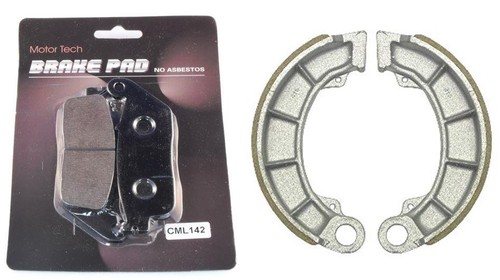 Front brake pads - &, rear