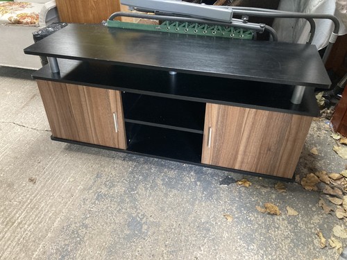 Black brown stand unit - black,