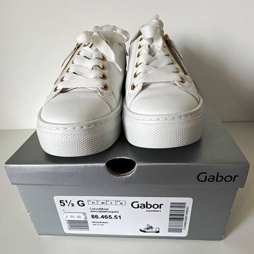 Gabor comfort white gold - comfort, white/gold