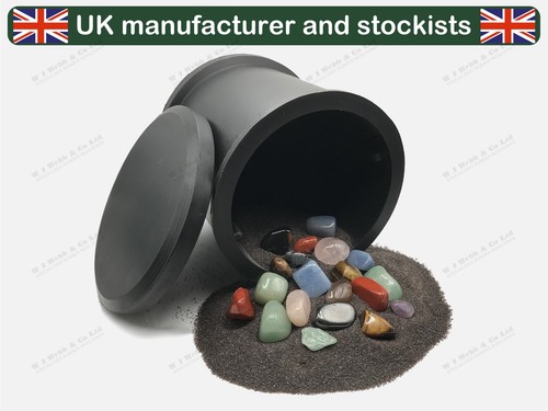 Polishing rubber barrel - rubber,