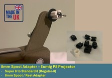 8mm Spool Reel Adapter for Eumig P8 Projectors - Super 8 to Standard 8