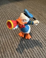 Disney DONALD DUCK PVC Plastic 2.5" Figure Cake Topper Vintage Toy Mega Phone 