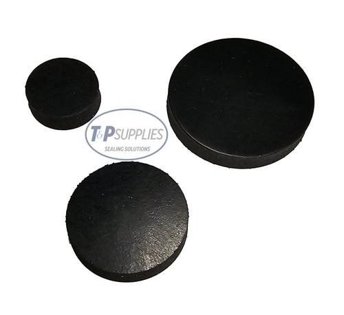 Black solid neoprene rubber - solid,