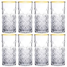 Timeless Gold Rim Highball