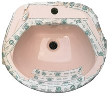 Shires Carousel Inset Vanity Basin 50 x 45cm   in PEACH