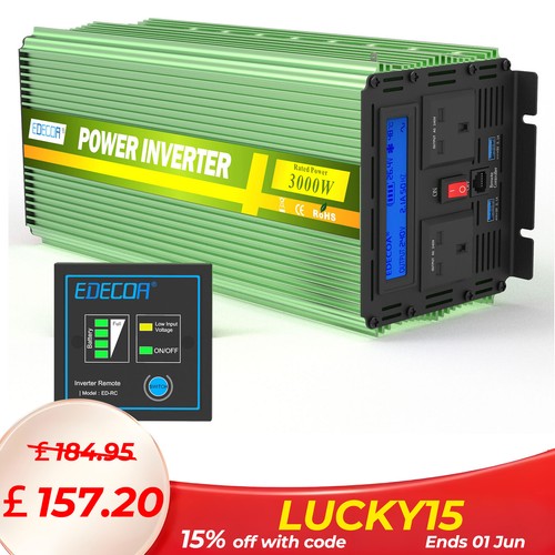 Edecoa inverter 24v 240v - inverter, to