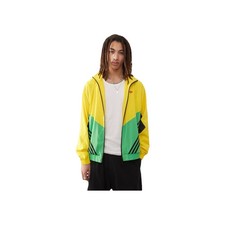 adidas Originals Track Top Jacket Jamaica Rasta Yellow Green Size Large 