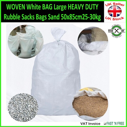 Woven white bag large heavy - woven,