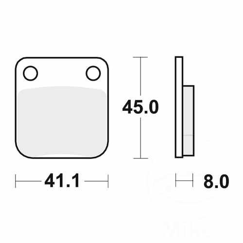 Trw brake pads front - trw,
